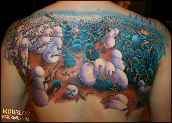 Here's one from the latest St. Petersburg Tattoo Convention as reported on 