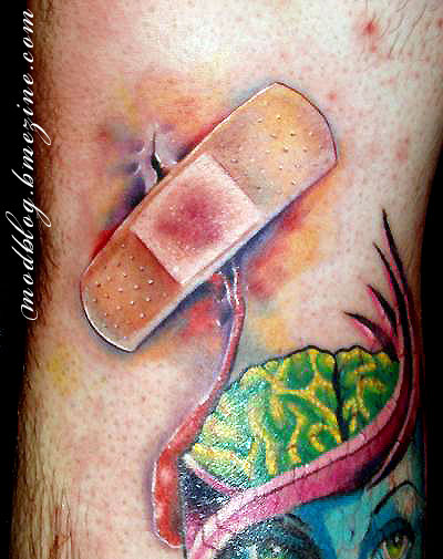 Mod of the Day � Band-aid Tattoo · bandaid.jpg. Photo from ModBlog,