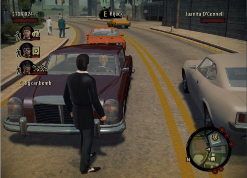 “Oh yes, it makes perfect sense for the Don of NY to jack cars of the street in broad daylight.” (image from http://www.badassgamerblog.com)